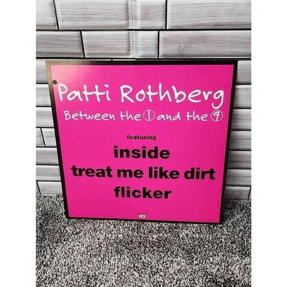 Patti Rothberg 2 Sided Flat Square Promo Poster 1996 Rare - Picture 2 of 6